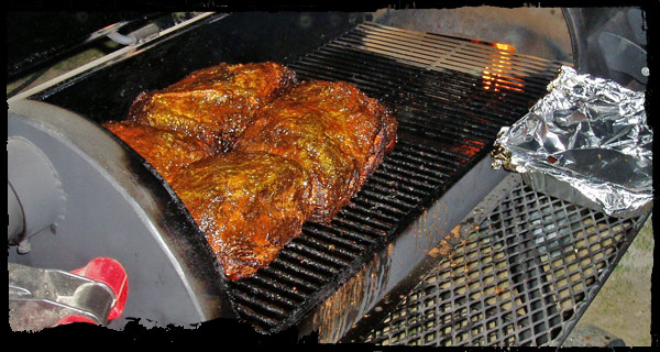 Fresh BBQ from the smoker